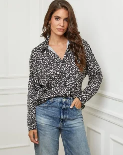 Online L'Armoire de Suzette Chemise Leslie noire