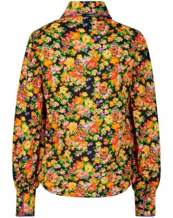 Femme Manoush Chemise Liberty Fauve imprimée noir/multicolore