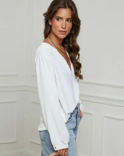 Femme Alice & Charlotte Chemise Louise blanche