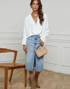 Femme Alice & Charlotte Chemise Louise blanche