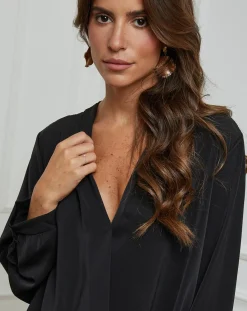 Femme Alice & Charlotte Chemise Louise noire