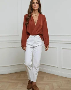 Femme Alice & Charlotte Chemise Louise tabac