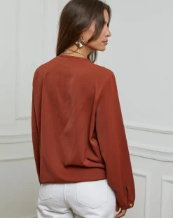 Femme Alice & Charlotte Chemise Louise tabac