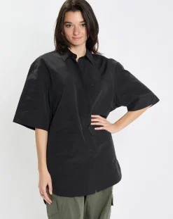 Femme Marc O'Polo Chemise manches larges poches noire