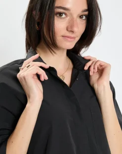 Femme Marc O'Polo Chemise manches larges poches noire