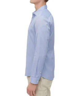 Outlet Marc O'Polo Chemise manches longues Oxford Cot Slim Fit bleu ciel
