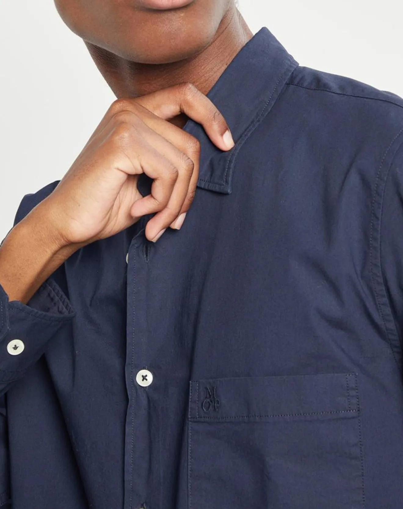 Best Marc O'Polo Chemise manches longues Poplin Sf Poche bleu marine