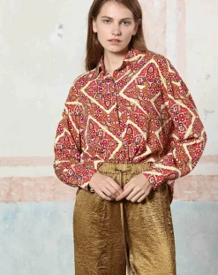 Femme See u Soon Chemise Margaux beige