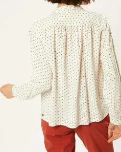 Femme Harris Wilson Chemise Massonne à pois écrue