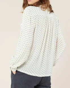 Femme Harris Wilson Chemise Massonne à pois écrue