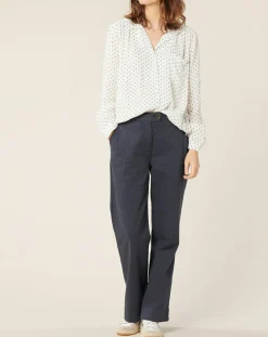 Femme Harris Wilson Chemise Massonne à pois écrue