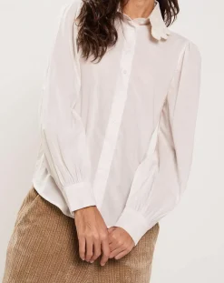 Femme Manoush Chemise Médiéval Patchwork écrue