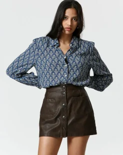 Femme The Korner Chemise Mia bleue