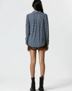 Femme The Korner Chemise Mia bleue