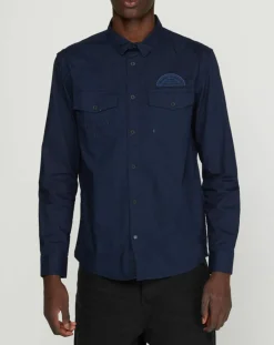 Homme Quiksilver Chemise Moden Tripster bleu marine