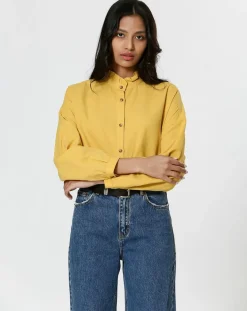 Femme The Korner Chemise Olivia jaune
