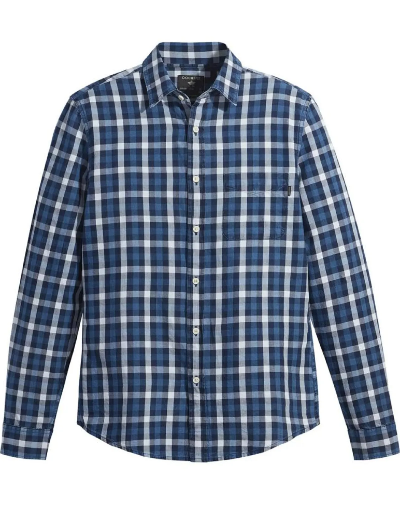 Hot Dockers Chemise Original Slim bleu foncé