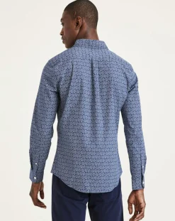 Homme Dockers Chemise Original Slim bleu foncé