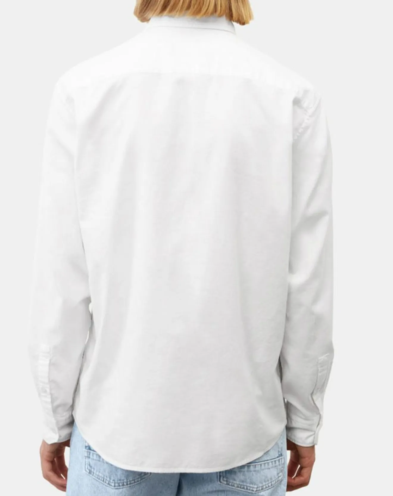 Homme Marc O'Polo Chemise oxford Regular Fit 100% Coton Bio blanche