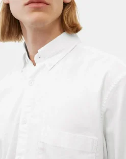 Homme Marc O'Polo Chemise oxford Regular Fit 100% Coton Bio blanche