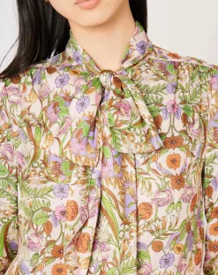 Femme Manoush Chemise Paisley imprimée rose/multicolore