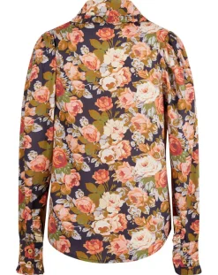 Online Manoush Chemise Patchwork encre