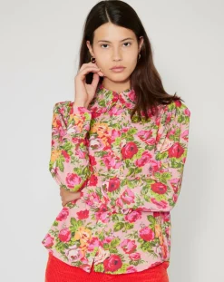 Discount Manoush Chemise Patchwork rose