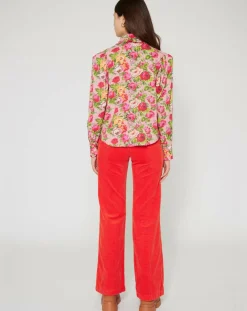 Discount Manoush Chemise Patchwork rose