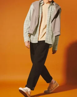 Homme Galeries Lafayette Chemise Picaro 2 ml caro beige/blanc