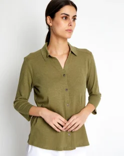 Marc O'Polo Chemise Polo Ml kaki