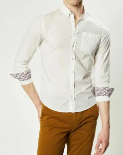 Homme Harris Wilson Chemise regular Earl blanche