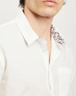 Homme Harris Wilson Chemise regular Earl blanche