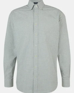 Online Hackett London Chemise Regular Fit à carreaux verte