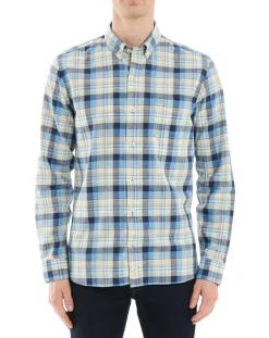 Online Arrow Chemise Regular Fit à carreaux beige/bleu