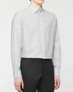 Outlet Hackett London Chemise Regular Fit à carreaux beige/blanc