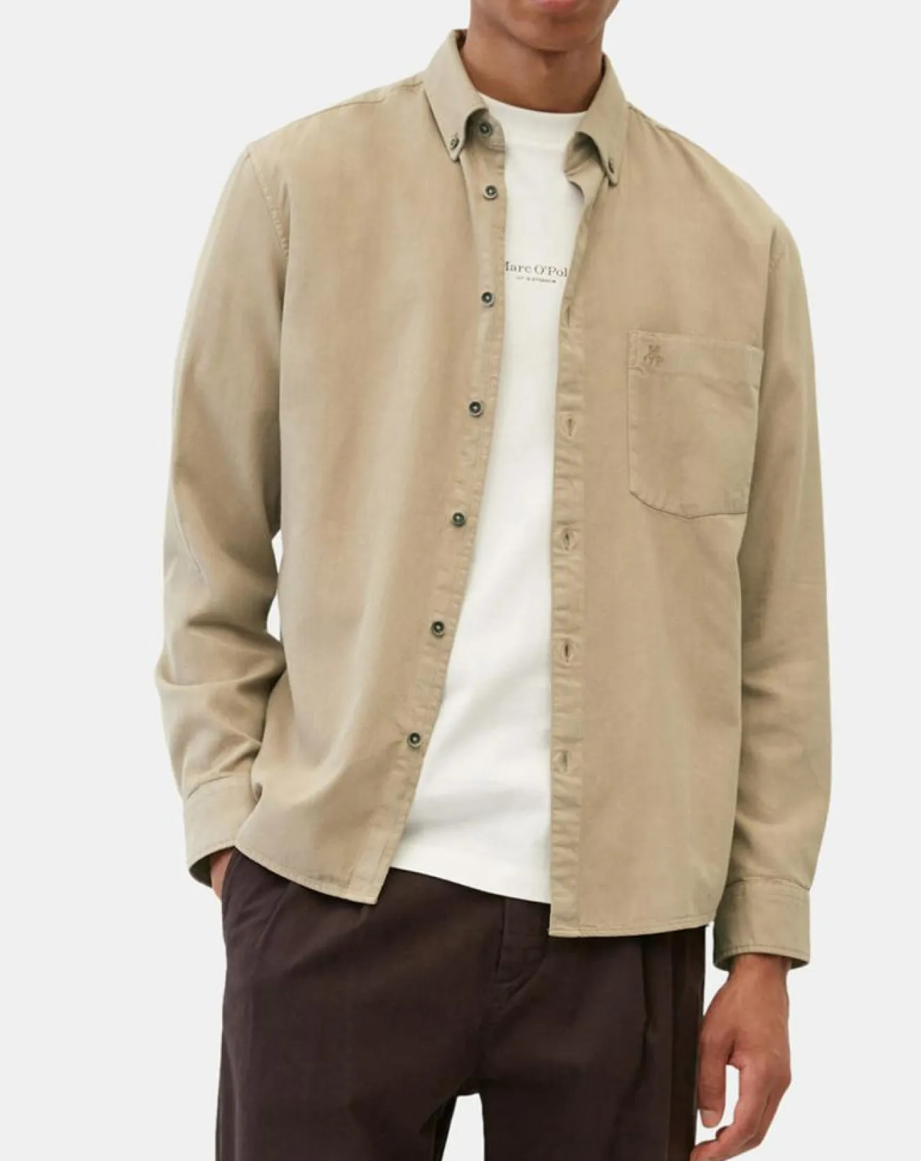 Hot Marc O'Polo Chemise Regular Fit beige