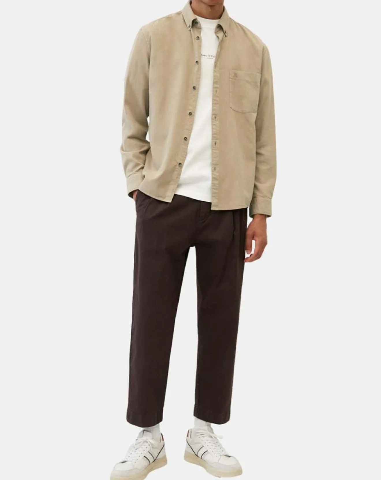 Hot Marc O'Polo Chemise Regular Fit beige