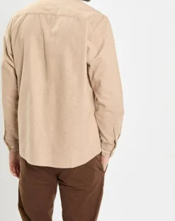 Homme Marc O'Polo Chemise Regular Fit chinée beige