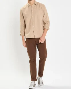 Homme Marc O'Polo Chemise Regular Fit chinée beige