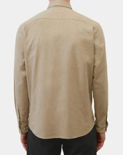 Homme Marc O'Polo Chemise Regular Fit chinée beige