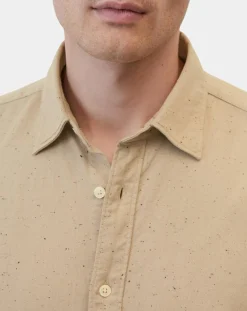 Homme Marc O'Polo Chemise Regular Fit chinée beige