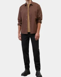 Sale Marc O'Polo Chemise Regular Fit chinée bordeaux