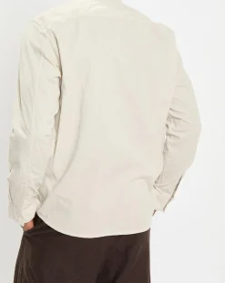 Homme Marc O'Polo Chemise Regular Fit en Velours milleraies écrue