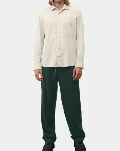 Homme Marc O'Polo Chemise Regular Fit en Velours milleraies écrue