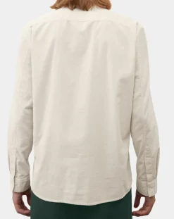 Homme Marc O'Polo Chemise Regular Fit en Velours milleraies écrue