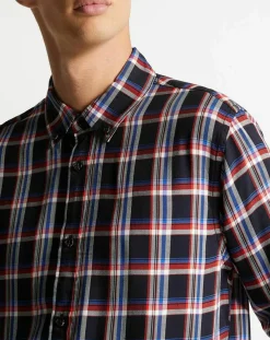 Homme Scotch & Soda Chemise Regular Fit Fantaisie à carreaux bleu/rouge