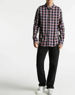 Homme Scotch & Soda Chemise Regular Fit Fantaisie à carreaux bleu/rouge