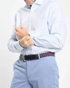 Discount Hackett London Chemise Regular Fit imprimée bleu clair