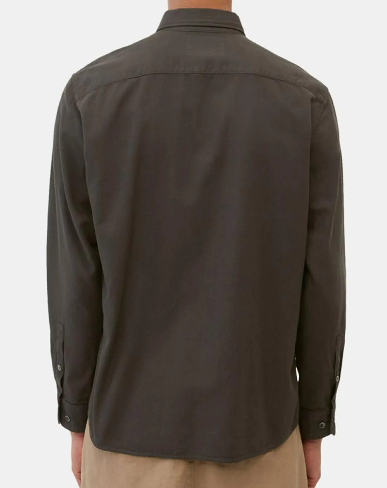 Online Marc O'Polo Chemise Regular Fit marron foncé