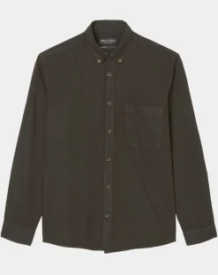 Online Marc O'Polo Chemise Regular Fit marron foncé